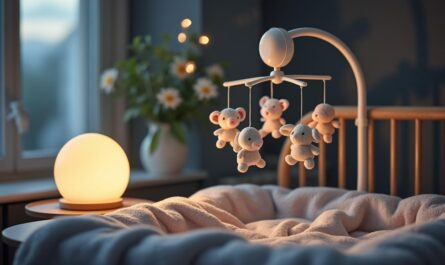 découvrez les fonctionnalités essentielles d'un mobile musical et veilleuse pour bébé, alliant douceur et stimulations sensorielles pour apaiser et divertir votre tout-petit. un achat idéal pour favoriser le sommeil et l'éveil de votre enfant.