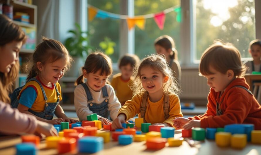 Jeux collectifs en maternelle pour l’intérieur : des idées créatives pour les jours de pluie