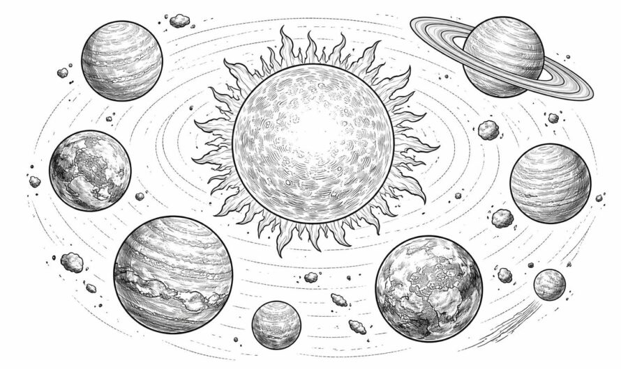Coloriage d&rsquo;un système solaire : stimulez la créativité de vos enfants