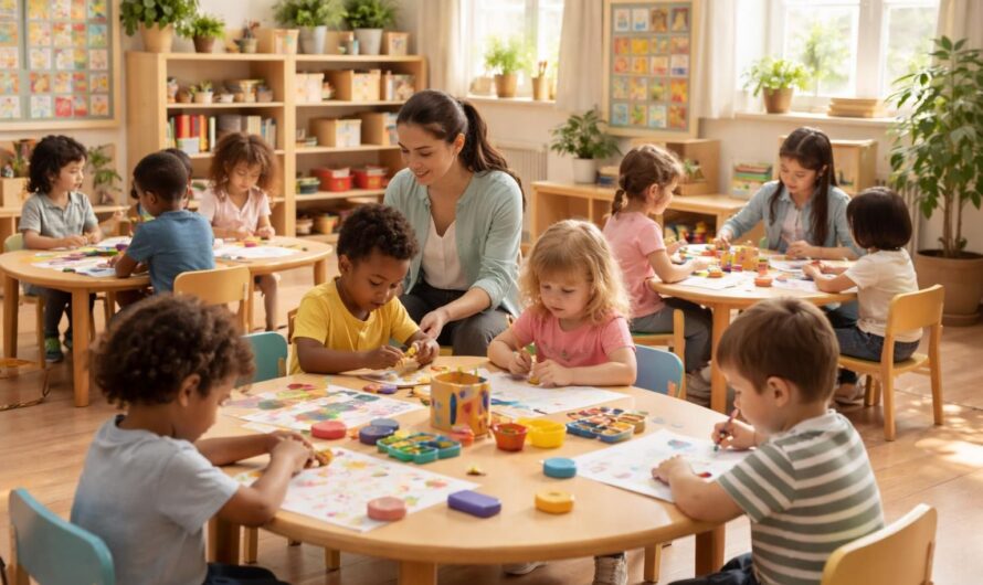 Coloriage d&rsquo;une crèche : explorez l&rsquo;harmonie entre art et éducation