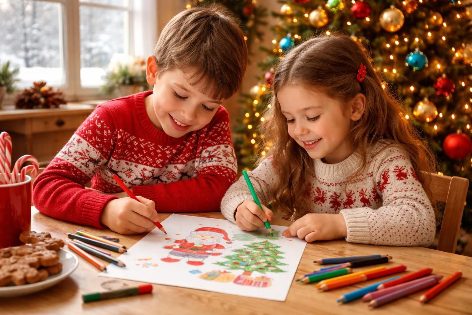 apprenez à créer une magnifique lettre au père noël à imprimer et à colorier ensemble, une activité ludique et festive pour partager la magie des fêtes en famille.