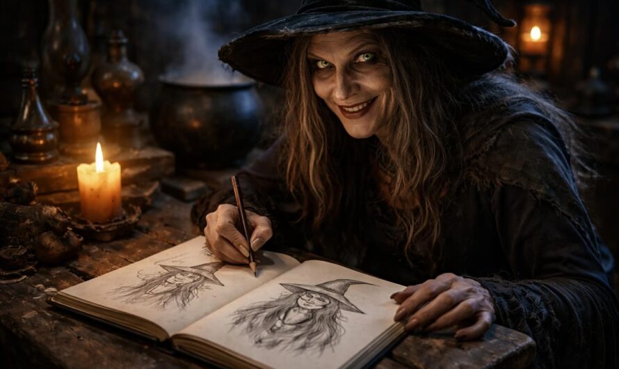 Découvrez comment faire un dessin de sorcière méchante facile en quelques minutes