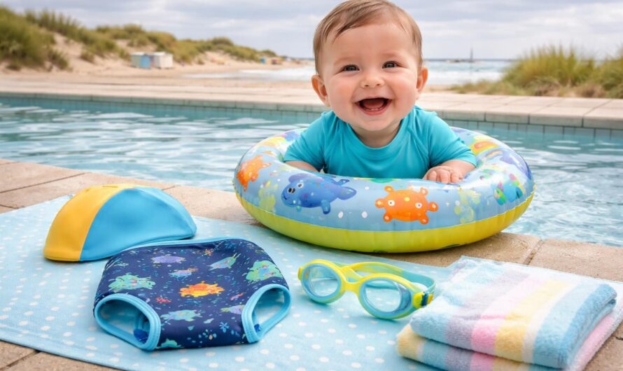 Les équipements nécessaires pour un bébé nageur à Dunkerque