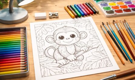 découvrez les outils indispensables pour réussir le coloriage d'un singe avec précision et créativité. guide complet pour petits et grands artistes.
