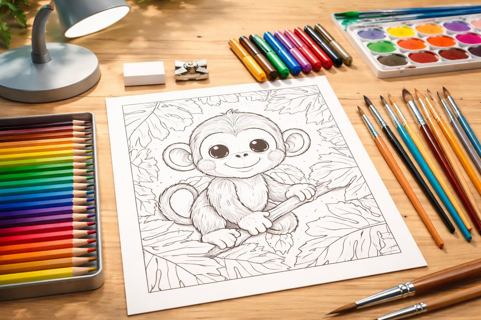 découvrez les outils indispensables pour réussir le coloriage d'un singe avec précision et créativité. guide complet pour petits et grands artistes.
