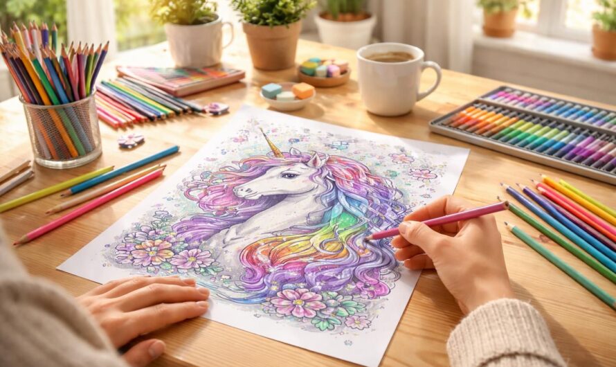 Transformez votre temps libre avec des coloriages magiques licorne à imprimer