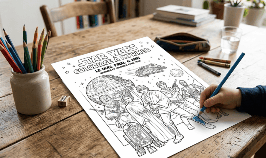 Découvrez les meilleurs coloriages à imprimer Star Wars pour les fans de tous âges