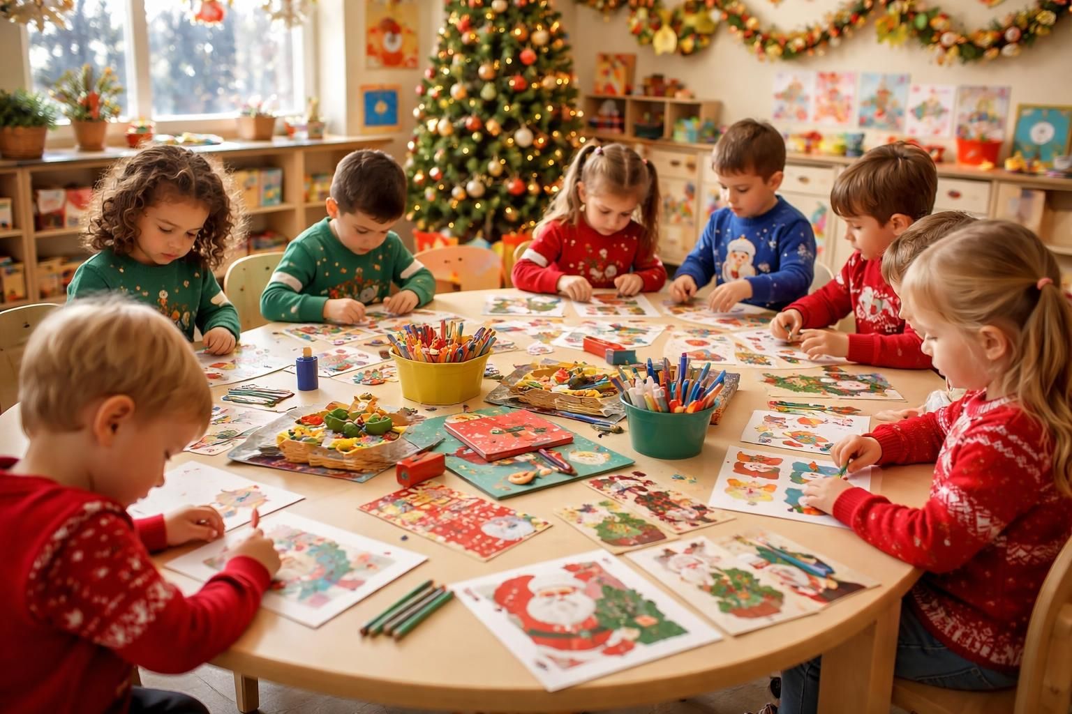 découvrez 5 activités ludiques autour de la carte de noël spécialement conçues pour les enfants en maternelle, alliant créativité et apprentissage festif.