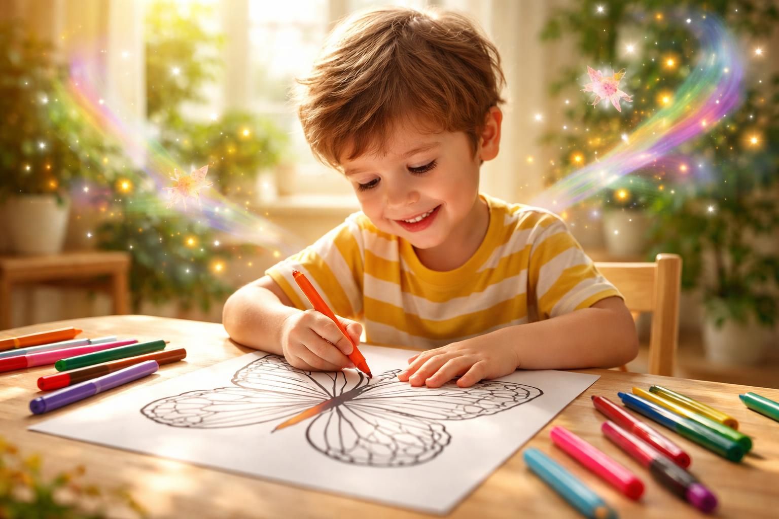 découvrez comment le papillon à colorier peut stimuler l'imagination et la créativité des enfants tout en leur offrant un moment ludique et éducatif.