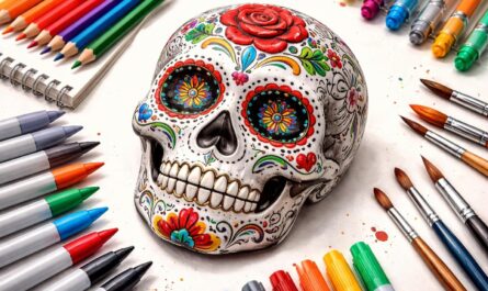 découvrez notre guide pratique pour réussir le coloriage d'une tête de mort mexicaine, avec des astuces et techniques pour sublimer ce symbole coloré et traditionnel.