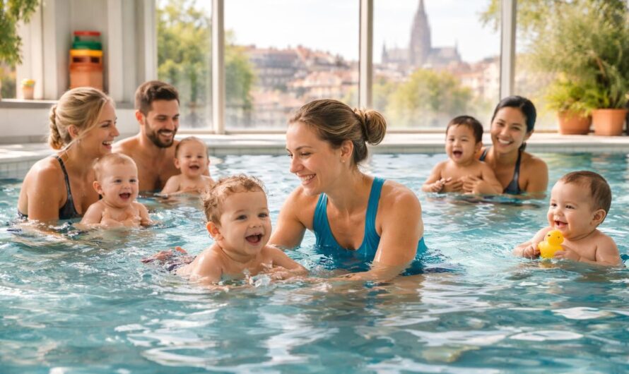 Les 5 raisons de rejoindre un groupe de bébés nageurs de Strasbourg