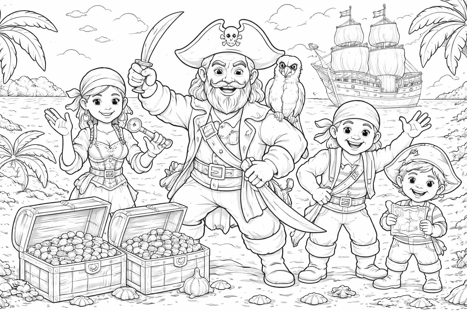 découvrez les meilleurs dessins de pirates à colorier pour une activité ludique et conviviale en famille, idéale pour stimuler la créativité des petits et des grands.