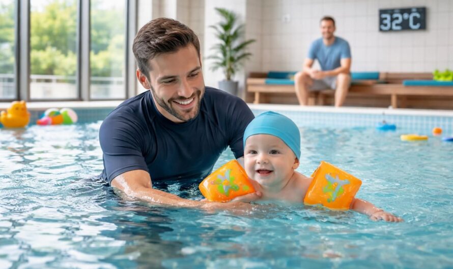 Comment initier vos bébés nageurs de Clermont-Ferrand à la natation en toute sécurité