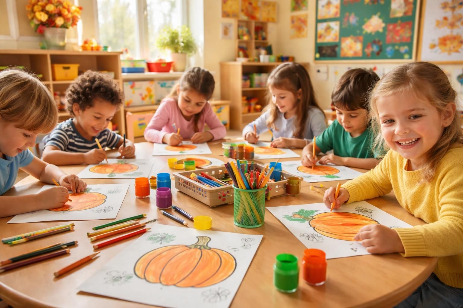 découvrez pourquoi le coloriage d'une citrouille en maternelle est crucial pour le développement sensoriel, la créativité et l'éveil des enfants.