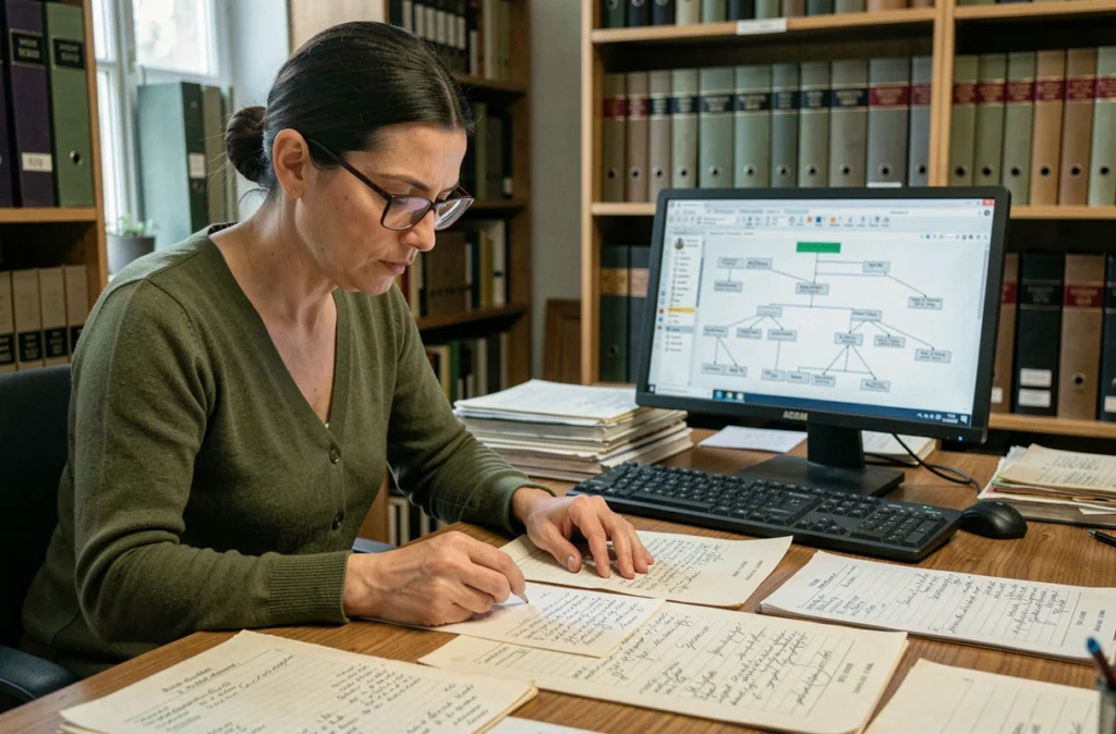 Généalogiste consultant des archives démographiques françaises pour l'étude des taux de consanguinité en France